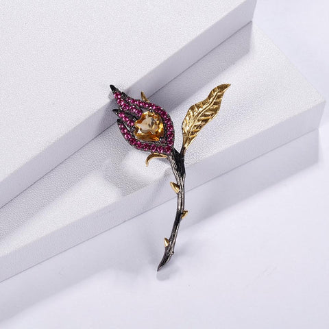 Broche de Luxe <br>Fleur Fantasme