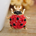Broche Coccinelle<br> Baby Cristal