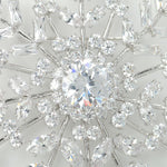 Broche de Luxe<br> Silver Snowflake