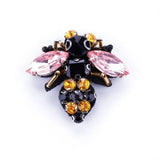 broche abeille veuve noire