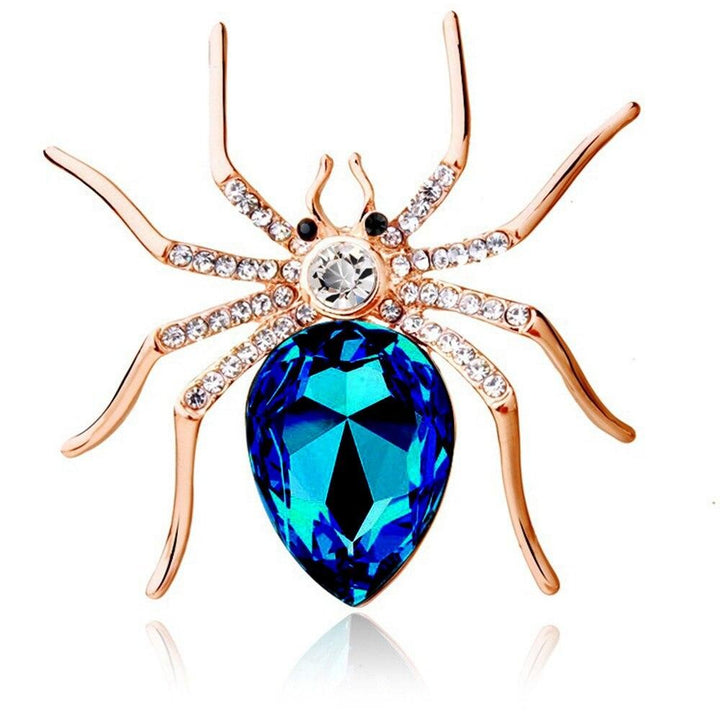 Broche Araignée Crystal Clear