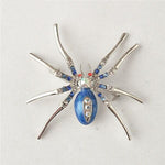 broche araignée fancy lady bleu