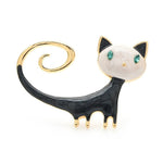 Broche Chat <br>Yeux Verts