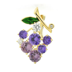 Broche Originale Grappe de Raisin