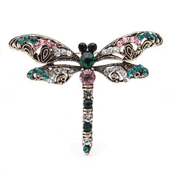 Broche-libellule-vintage