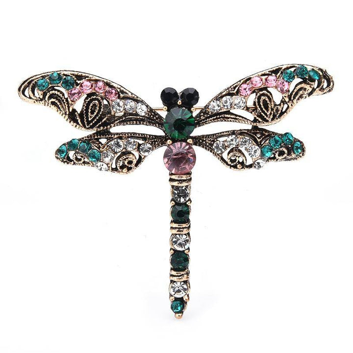 Broche-libellule-vintage