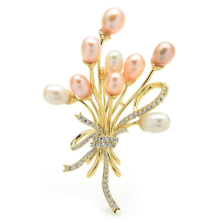 broche de luxe bouquet merveille