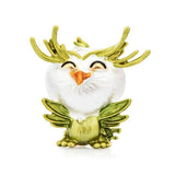 broche oiseau mini joy blanc