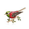 broche oiseau moineau des champs