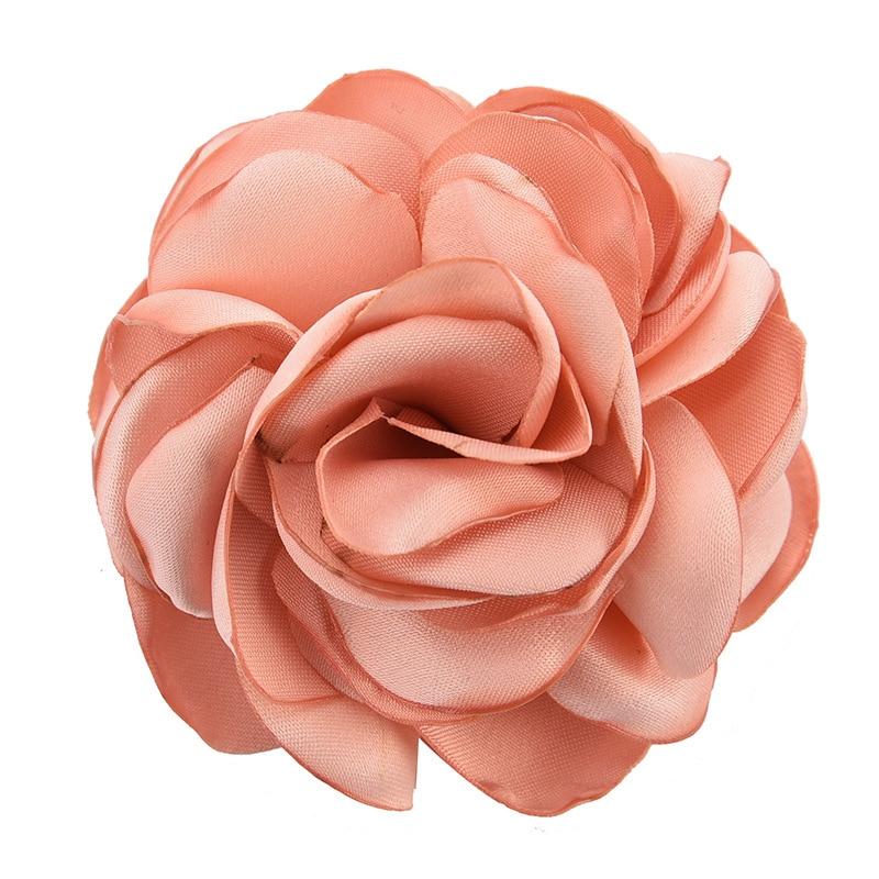 Broche Fleur Rose 3D Romantique – Épingles à Foulard Floral Rose, Bleu, Noir, Blanc Ou Rouge, Style Élégant Pour Femmes Et Ados