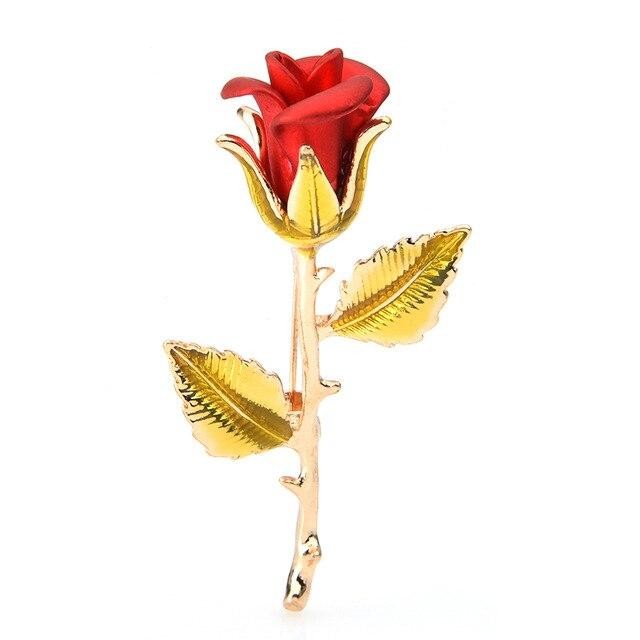 broche rose grandiosa