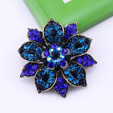 Broche Fleur <br>Rose Océane