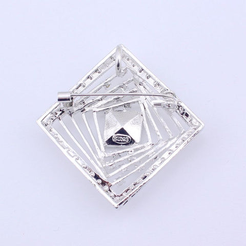 Broche Originale<br> Tourbillon Argenté