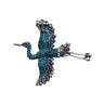 Broche Oiseau Cigogne Féerique