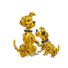 broche chien dalmatiens dorés