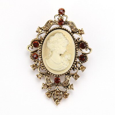 Broche Camée Portrait Royal