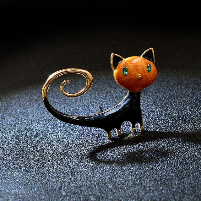 Broche Chat Stranger Cat