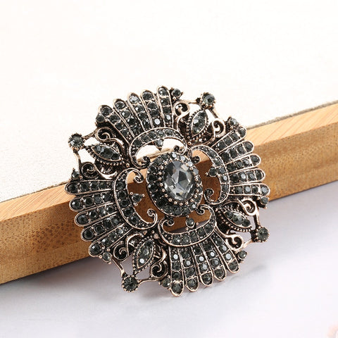 Broche Ancienne<br> Cercle Doré