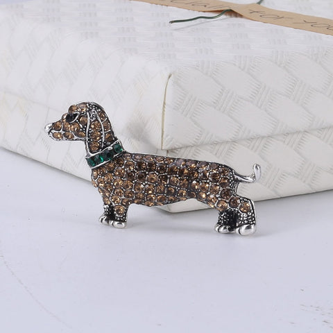 Broche Chien <br>Brown Sugar