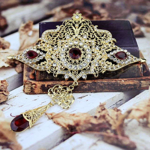 Broche d'occasion or 750 fantaisie