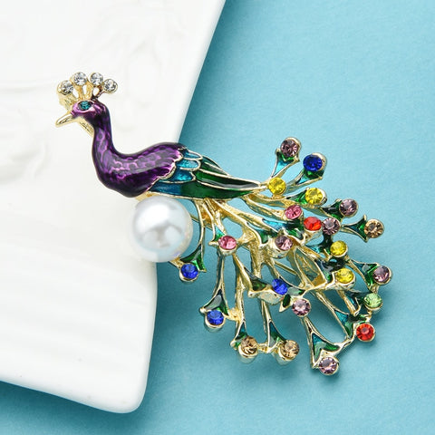 Broche Oiseau <br>Mille Feux