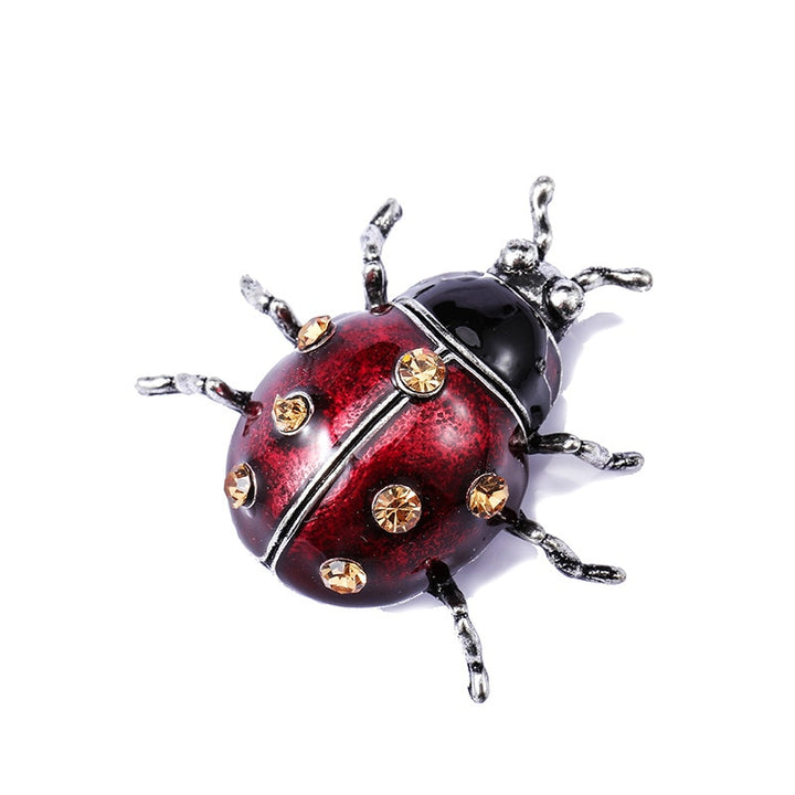 broche scarabée massif