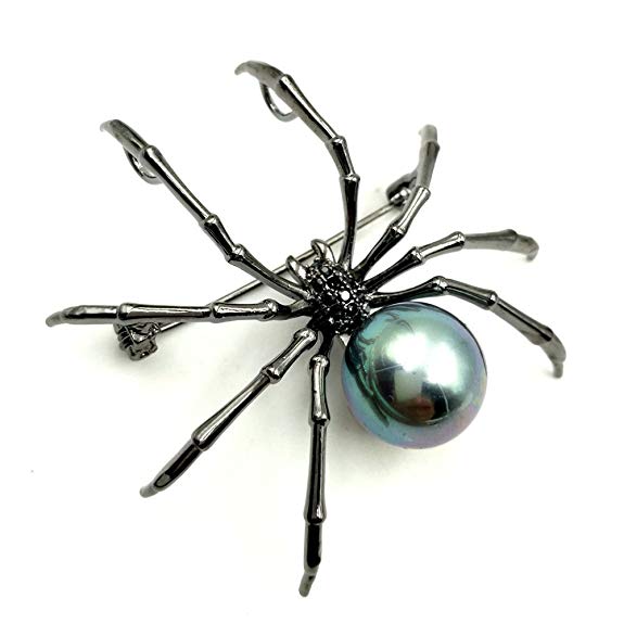 broche araignée style victorien