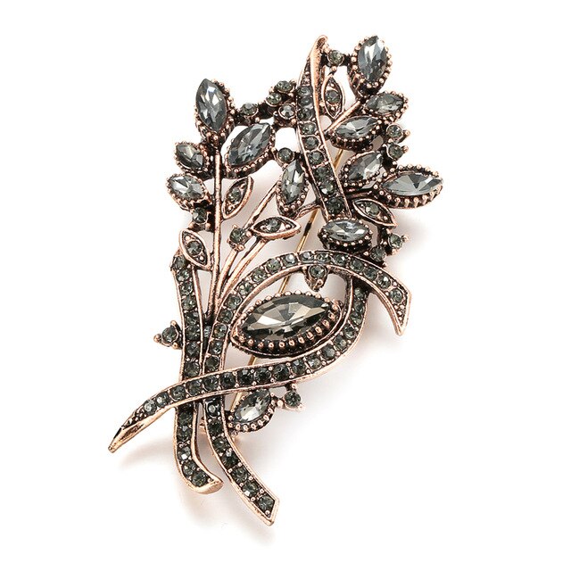 Broche Ancienne Bouquet Antique
