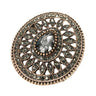 Broche Ancienne Médaillon à Strass