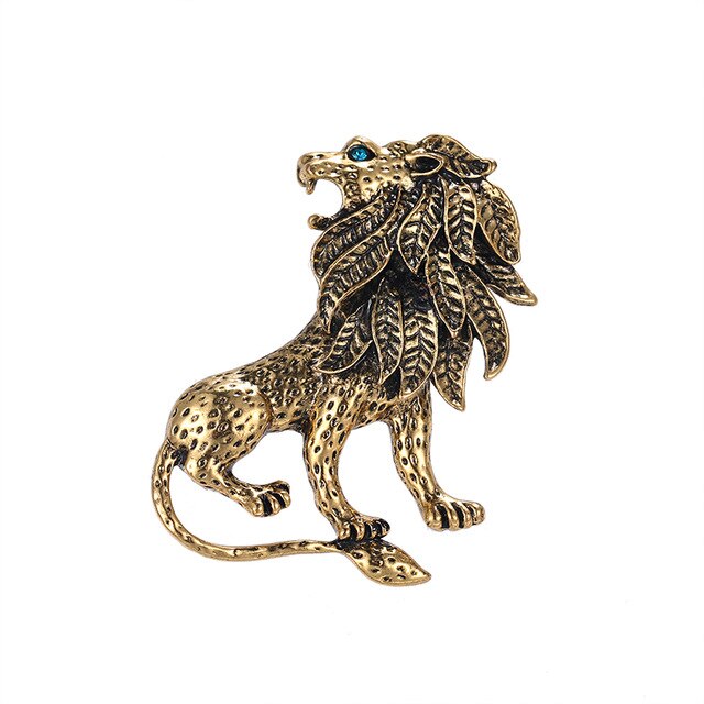 Broche Originale Lion Légendaire