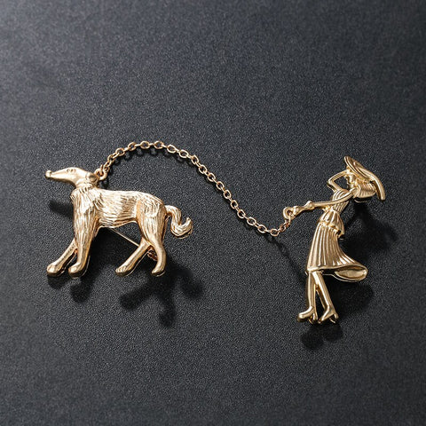 Broche Originale<br> Gracieuse Promenade