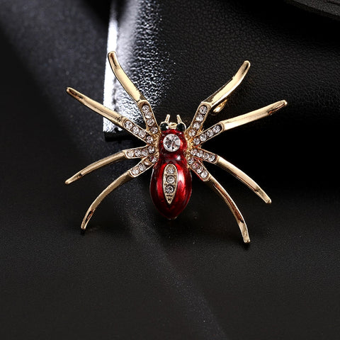 Broche Araignée <br>Little Red Star