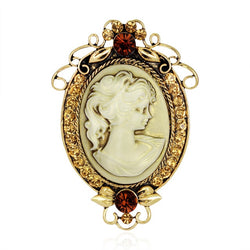 broche camée reine légendaire