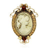 broche camée reine légendaire