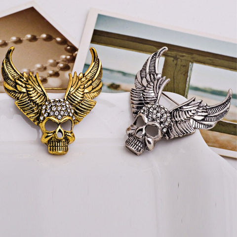 Broche Halloween<br> Tête de Mort