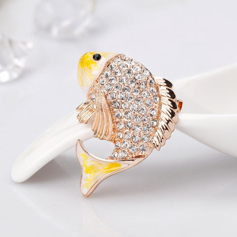 Broche Originale<br> Poisson Doré