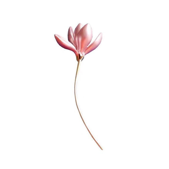 broche fleur rose péché mignon