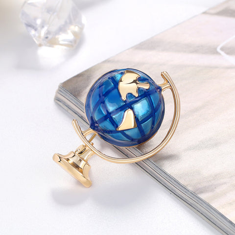 Broche Originale<br> Globe Terrestre
