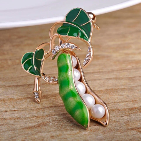 Broche Originale<br> Petits Pois