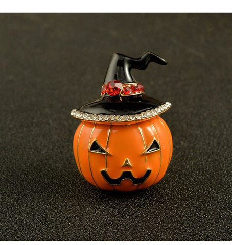 Broche Halloween<br> Citrouille Mesquine