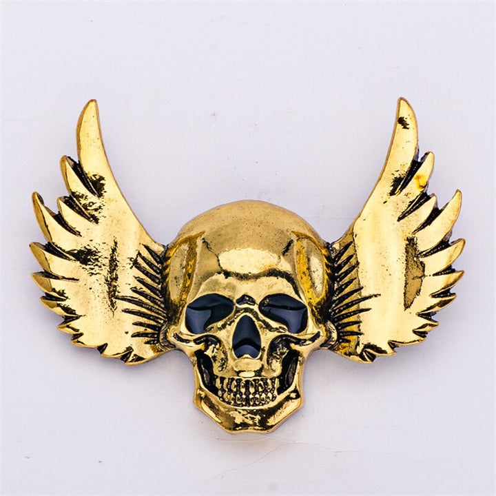 Broche Halloween Ange Squelette