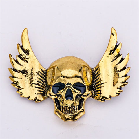 Broche Halloween Ange Squelette