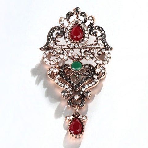 Broche Ancienne Vintage Colors